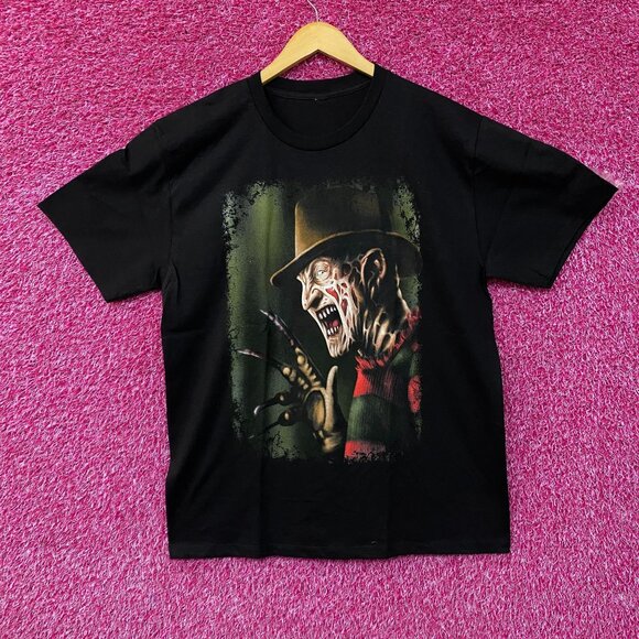 Freddy Krueger A Nightmare On Elm Street Horror Graphic Design T-Shirt Large - Picture 1 of 4